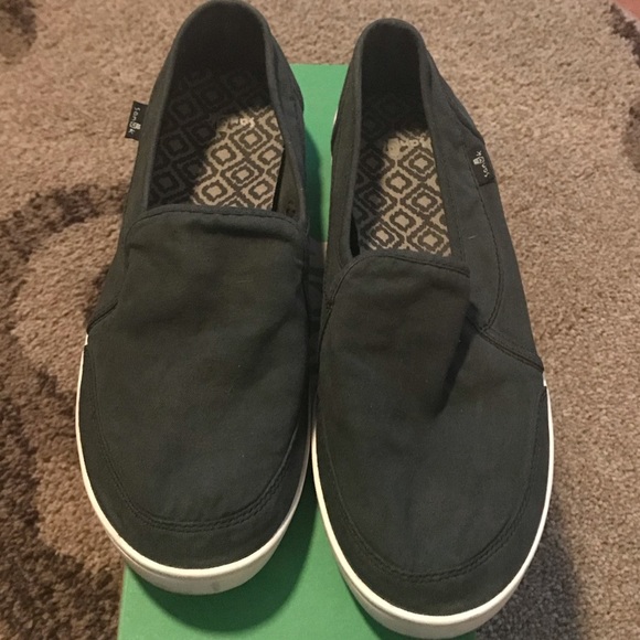 sanuk pair o dice washed black